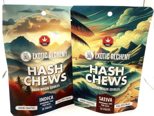 Exotic Alchemy THC Hash Chews